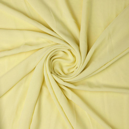 Yellow Cotton Plain Fabric